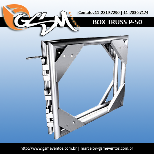 Dobradiça Box Truss 50x30cm